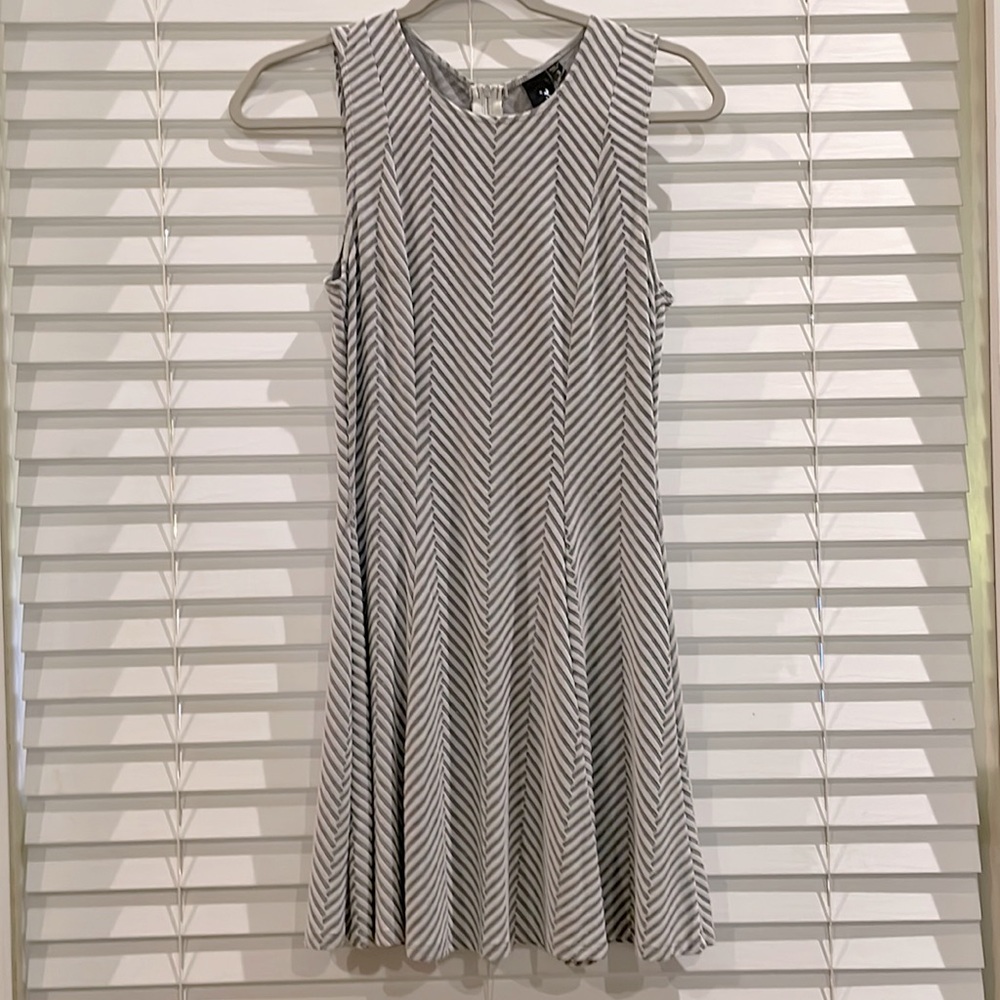 Herringbone Grey Dress Size 3( juniors )
